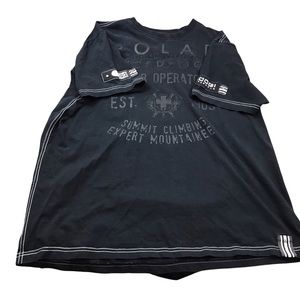 Coggi Men Big & Tall 3XL Graphic T-Shirt Black Polar Expedition Tour Ope…